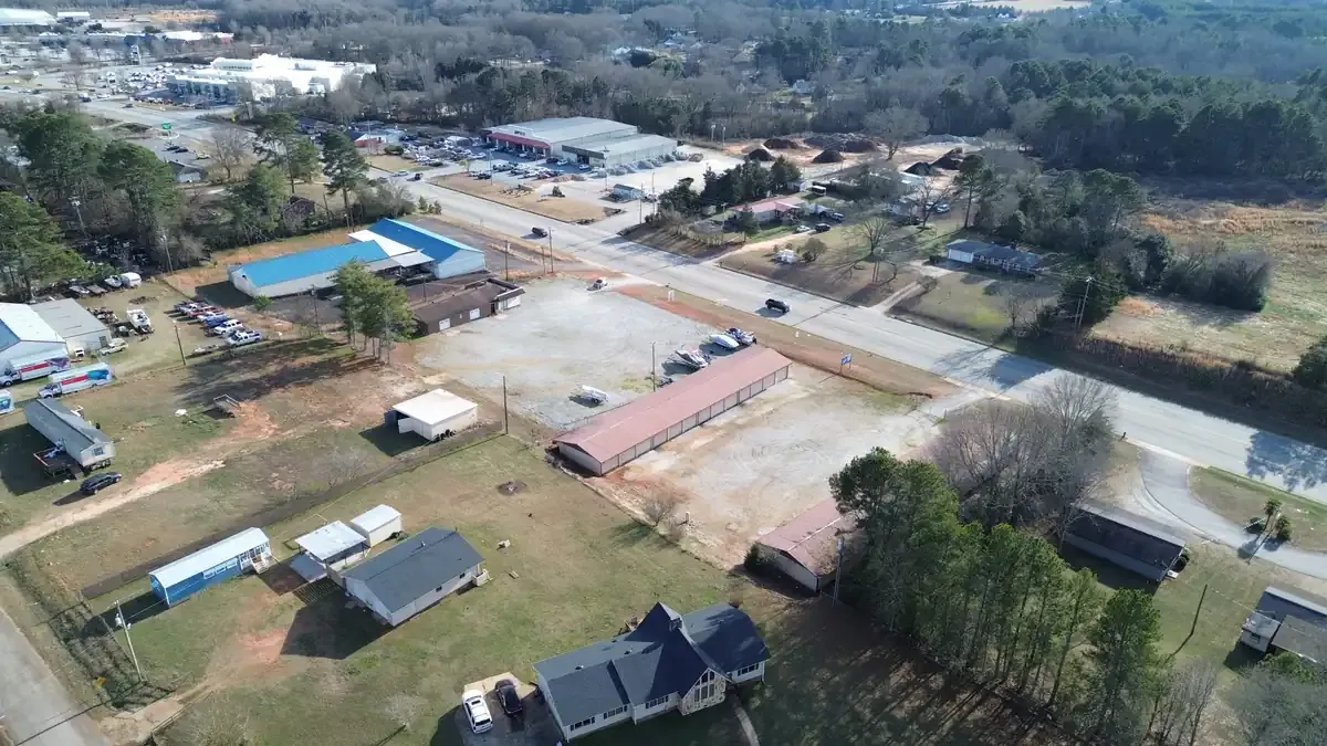 Aerial view of Iron Harbor